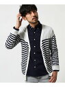 【SALE/75%OFF】the.first.floor. カシミヤブレンドボーダーVカーデ ナノユニバース ニット【RBA_S】【RBA_E】