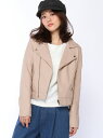 【SALE/50%OFF】Te chichi TERRASSE フェイクレザーライダース テチチ コート/ジャケット【RBA_S】【RBA_E】【送料無料】