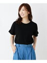 袖タックワッフルプルオーバー シューラルー カットソー