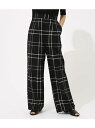 AZUL by moussy CALIF チェックワイドパンツ アズールバイマウジー パンツ/ジーンズ【送料無料】