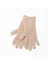 Rouge vif la cle Willion Bruntonカシミヤケーブルグローブ ルージュ・ヴィフ ラクレ ファッショングッズ 手袋 ベージュ ブラック【送料無料】