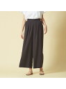 qualite トリアセドレープワイドパンツ カリテ パンツ/ジーンズ【送料無料】