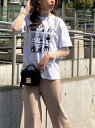 SPIGA フォトプリントTシャツ スピーガ カットソー