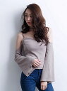 【SALE/50%OFF】LIP SERVICE リブカット肩開きTOPS(EC限定) リップサービス カットソー【RBA_S】【RBA_E】