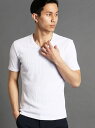 NICOLE CLUB FOR MEN 変形リブ編みVネック...