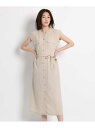【SALE/30%OFF】COUP DE CHANCE 【洗える】フラップポケットシャツワンピース クード シャンス ワンピース ワンピースその他 ブラウン オレンジ ブルー【送料無料】