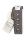 【SALE/20%OFF】縦リボンフロート&リボン柄ハイソックス(2P) サンカンシオン ファッショングッズ【RBA_S】【RBA_E】
