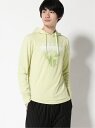 【SALE/50%OFF】GUESS (M)CHARLIE HOOD FLEECE ゲス カットソー パーカー グリーン ブルー
