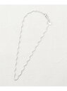 OPAQUE.CLIP ウェーブショートネックレス オペークドットクリップ アクセサリー ネックレス シルバー ゴールド