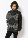 【SALE/30%OFF】BEAVER MANASTASH/マナスタッシュ × PENDLETON/ペンドルトン CHILLIWACK JACKET チリワックジャケット コラボレーション ビーバー コート/ジャケット ブルゾン ブラック【RBA_E】【送料無料】