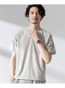 【SALE/50%OFF】nano・universe ルーピング切替ソリッドショートヘンリー ナノユニバース カットソー Tシャツ グレー ネイビー ホワイト【RBA_E】