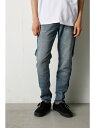 AZUL by moussy 裏起毛ドビーデニム脇ラインスキニー アズールバイマウジー【送料無料】