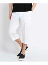 【SALE/40%OFF】TAKEO KIKUCHI ストレッチツイル7分丈カーゴパンツ タケオキクチ パンツ/ジーンズ クロップド/半端丈パンツ ホワイト カーキ ベージュ ネイビー【RBA_E】【送料無料】