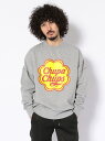 【SALE/40%OFF】ROYAL FLASH 【別注】ChupaChups/チュパチャプス/スウェット ロイヤルフラッシュ カットソー スウェット ベージュ ブラック【RBA_E】