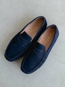 【SALE/30%OFF】UNITED ARROWS green label relaxing スエードドライビングシューズSLIP-ON ユナイテッドアローズ グリーンレーベルリラクシング シューズ モカシン ネイビー ベージュ【RBA_E】【送料無料】