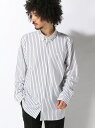 LACOSTE (M)鹿の子ストライプシャツ(長袖) ラコステ シャツ/ブラウス【送料無料】