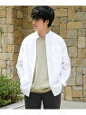 【SALE/63%OFF】ITEMS タイプライタースタンドカラーシャツ アーバンリサーチアイテムズ シャツ/ブラウス シャツ/ブラウスその他 ホワイト ネイビー パープル【RBA_E】