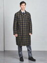 【SALE/81%OFF】UNITED ARROWS UAST チェック バルカラー コート ◆ ユナイテッドアローズ アウトレット コート/ジャケット コート/ジャケットその他 イエロー【RBA_E】【送料無料】