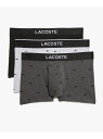 LACOSTE マルチワニデザイン3パックボクサーパンツ ラコステ インナー/ナイトウェア ボクサーパンツ/トランクス【送料無料】