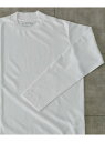 DOORS LIFE STYLE TAILOR シルケットポンチストレッチ長袖Tシャツ アーバンリサーチドアーズ トップス カットソー・Tシャツ ホワイト【送料無料】