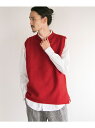 【SALE/40%OFF】Harley of scotland×UR SHAGGY KNIT CREW VEST アーバンリサーチ カ