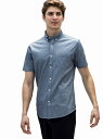 LACOSTE (M)オックスフォードボタンダウンシャツ (半袖) ラコステ シャツ/ブラウス【送料無料】