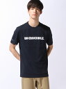 【SALE/50%OFF】LACOSTE 『UN CROCODILE』レタリング Tシャツ (半袖) ラコステ カットソー【RBA_S】【RBA_E】【送料無料】