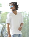 【SALE/30%OFF】Champion チャンピオン別注ナローVネックTシャツ ナノユニバース カットソー【RBA_S】【RBA_E】【送料無料】