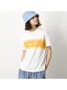 Purple&Yellow ロゴプリント 半袖Tシャツ コムサイズム カットソー Tシャツ オレンジ ネイビー ブラウン