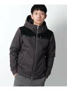 【SALE/50%OFF】THE SHOP TK 【蓄熱保温機能】スエード切替ブルゾン ザ ショップ ティーケー コート/ジャケット ブルゾン グレー ブラック ベージュ【RBA_E】【送料無料】