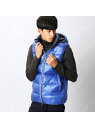 【SALE/50%OFF】COMME CA MEN カラーナイロンダウンベスト コムサメン コート/ジャケット ダウンジャケット ブルー レッド イエロー【RBA_E】【送料無料】