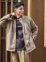 【SALE/50%OFF】UNITED ARROWS green label relaxing ソフトフリース ハイネック ブルゾン -ウォッシャブル- ユナイテッドアローズ グリーンレーベルリラクシング コート/ジャケット ブルゾン ベージュ ブラック グレー【RBA_E】【送料無料】