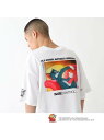 BASECONTROL TOM and JERRY/トムとジェリー クルーネックアニメーションアート半袖T ベース ステーション カットソー Tシャツ ホワイト ブラック パープル ブルー【送料無料】