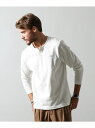 【SALE/40%OFF】LACOSTE 別注ヘンリーPOLO L/S ナノユニバース カットソー【RBA_S】【RBA_E】【送料無料】