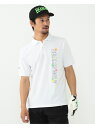 【SALE/40%OFF】BEAMS GOLF ORANGE LABEL 【8/4再値下げ】BEAMS GOLF ORANGE LABEL / 立体 フラワー ポロシャツ ビームス ゴルフ スポーツ/水着 スポーツウェア ホワイト ブラック ネイビー【RBA_E】【送料無料】