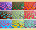 キャンディーパーティーシリーズのプリント生地【Large dot print】ラージドットプリントきれいな色の組み合わせ&大きめドットがかわいいプリント生地です。CandyParty 2012 Collection