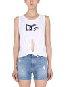 【正規取扱店】【送料無料】 ドルチェアンドガッバーナ DOLCE & GABBANA ロゴプリントノースリーブ レディース F8M29T_G7XAXW0800 【楽天海外直送】