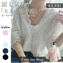 超目玉■楽天1位!刺繍 パンチングレース スカラップ 深Vネ...