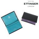 ETTINGER エッティンガー 名刺入れ カードケース メンズ VISITING CARD CASE ブラック 黒 ST143JRB