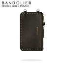 バンドリヤー BANDOLIER ポーチ NICOLE GOLD POUCH レザー メンズ レディース ブラッ