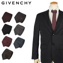【最大600円OFFクーポン】 GIVENCHY ジバンシー ネクタイ メンズ イタリア製 シルク ビジネス 結婚式 ブラック グレー ネイビー レッド バーガンディー 黒