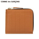 COMME des GARCONS コムデギャルソン 財布 ミニ財布 メンズ レディース L字ファスナー 本革 BRICK WALLET ベージュ SA3100BK