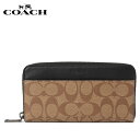 COACH コーチ 財布 長財布 レディース ラウンドファスナー ブラウン F58112-QBTN2