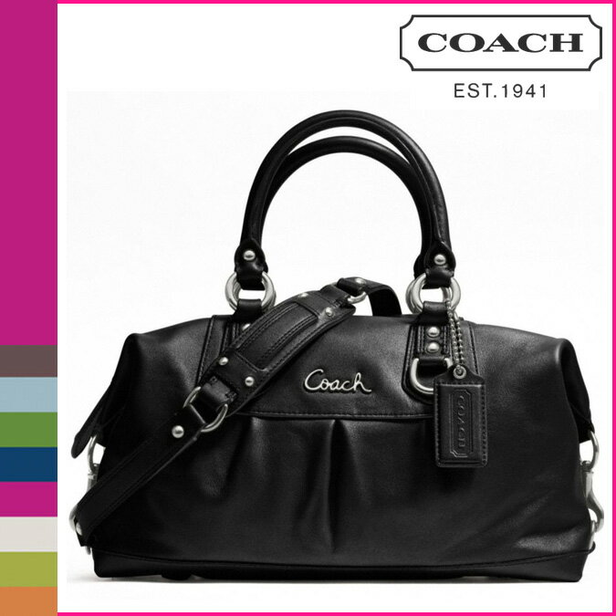 [SOLD OUT]コーチ COACH F15445 2way ボストン型 トートバッグ [ブラック] アシュレイ レザー サッチェル正規アウトレット/OUTLET/シグネチャー/送料無料/USA FACTORY/通販/新品 ［10/18 追加入荷］★延長決定★COACH全品ポイント10倍★★79%OFF★送料無料★シグネチャー コーチ COACH バッグ 財布 正規アウトレット