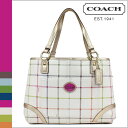 〔売り切れ〕コーチ COACH [マルチカラー]トートバッグ ヘリテージ タッターソール ショッパーHERITAGE CHT TATTERSALL SHOPPER TOTE BAG MULTICOLOR〔F19176〕 アウトレット/新品/レディース/送料無料〔3/24再入荷〕