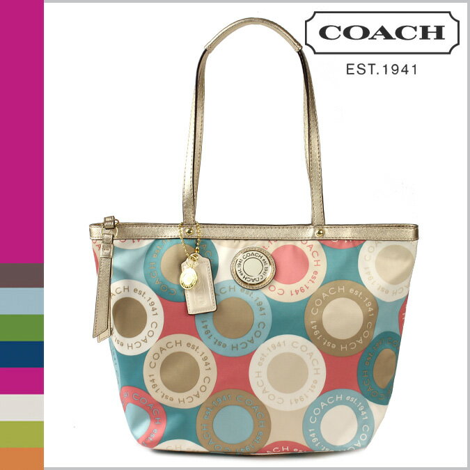 コーチ COACH F19196 トートバッグ [マルチカラー] ソーホー スナップヘッド トート 正規アウトレット/OUTLET/シグネチャー/送料無料/USA FACTORY/通販/新品[7/7 追加入荷]