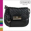 ☆★あす楽☆★[ポイント10倍&大幅値下げ] 送料無料バッグ 財布 シグネチャー アウトレット COACH コーチコーチ COACH F47478 ショルダーバッグ [ブラック] クリスティン ウーヴン レザー ファッション クロスボディー 正規アウトレット/OUTLET/シグネチャー/送料無料/USA FACTORY/通販/新品 [6/20 追加入荷]○☆