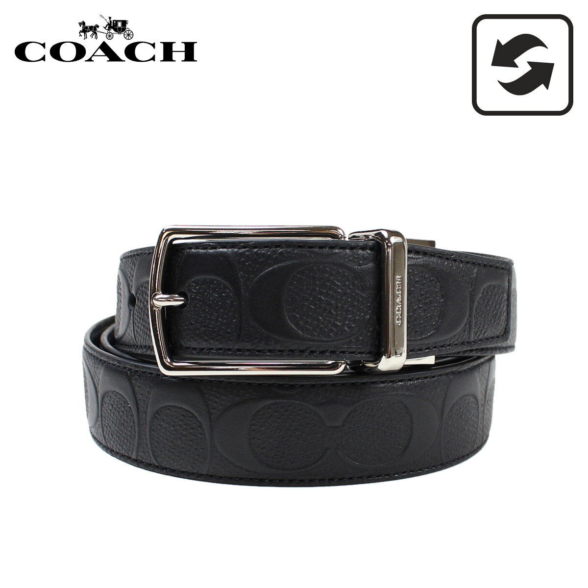 Sugar Online Shop | Rakuten Global Market: COACH coach men&#39;s belts leather belt reversible ...