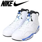 NIKE ナイキ エアジョーダン6 レトロ スニーカー AIR JORDAN 6 RETRO SPORTS BLUE メンズ 384664-107 ホワイト 白 白