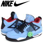 NIKE ナイキ エアジョーダン4 スニーカー AIR JORDAN 4 RETRO TRAVIS SCOTT 308497-406 ブルー